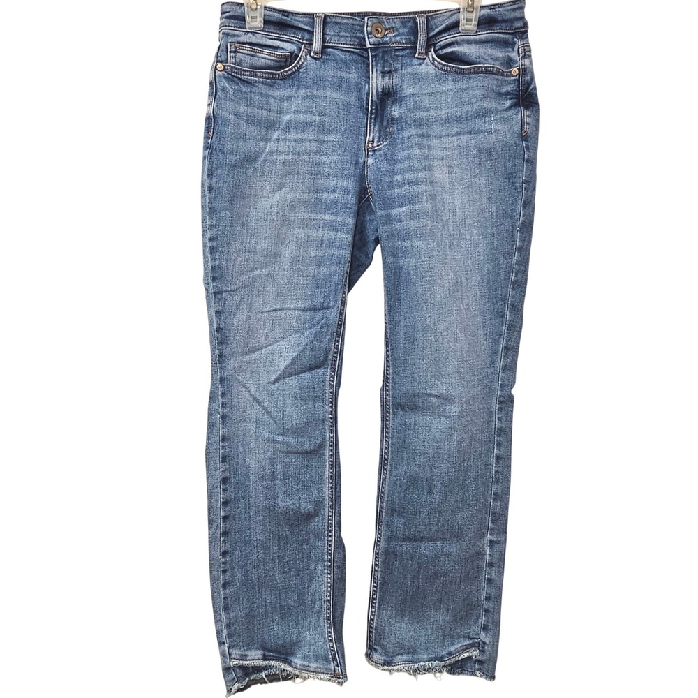 J. Jill Pure Jill Demi Boot Jeans 6 Authentic Fit Mid Rise Medium Wash 0207811